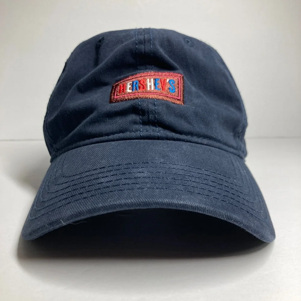 Hershey's Cap Hat‎ Blue Twill Adjustable Baseball Hat Chocolate Bar Factory